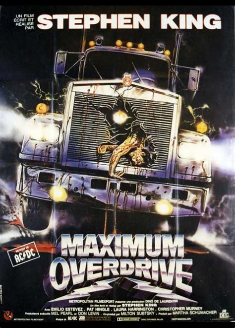 poster MAXIMUM OVERDRIVE Stephen King - CINESUD movie posters