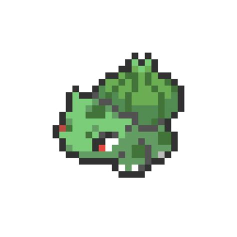 Pixilart - #001 Bulbasaur Mini Sprite by Andruru