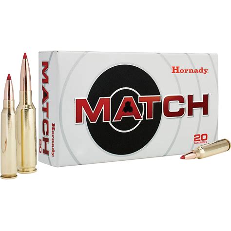 Hornady ELD Match .338 Lapua Magnum 285-Grain Centerfire Rifle Ammunition | Academy