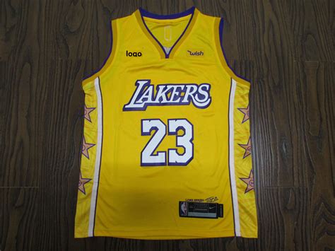 2019/20 Adult Lakers basketball jersey shirt James 23 yellow