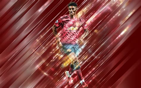 4K, Marcus Rashford, Soccer, Manchester United F.C. HD Wallpaper