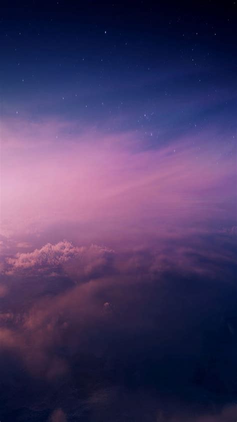 Purple Sky, blue, clouds, iphone, pink, purple, sky, HD phone wallpaper ...