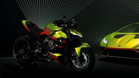 ¡Wow! Ducati presenta una moto inspirada en el Lamborghini Huracán STO