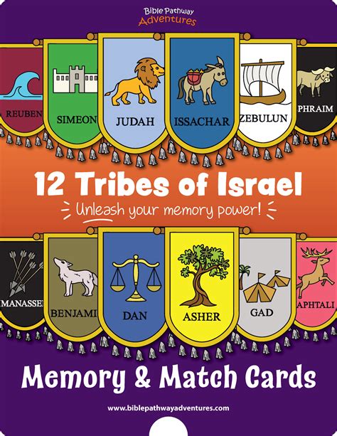 12 Tribes of Israel Memory & Match Cards (PDF) – Bible Pathway Adventures