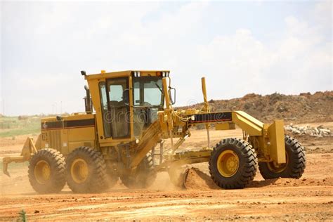 Road Grader stock photo. Image of ground, machine, buildingsite - 1826234