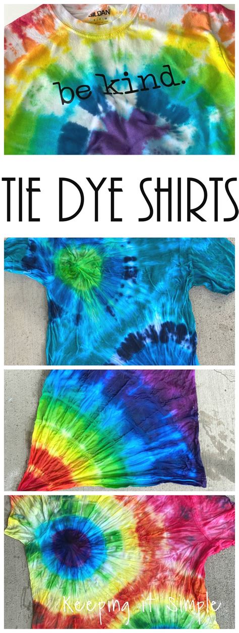 Tips and Tricks on How to Tie Dye Shirts • Keeping it Simple