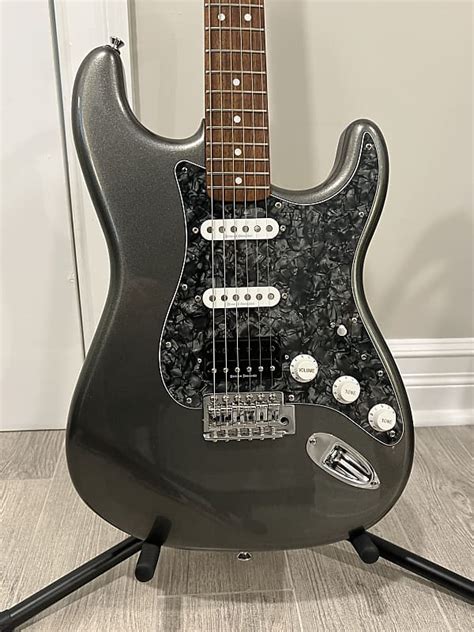 Squier Vintage Modified Stratocaster HSS, Gun Metal Gray | Reverb