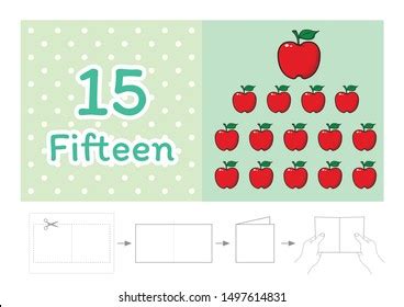 Worksheet Kindergarten Kids Count Number Objects Stock Vector (Royalty Free) 1497614858 ...