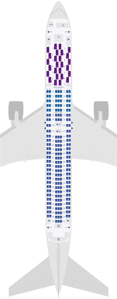 波音767-300ER座位图、规格和服务设施 | 达美航空公司