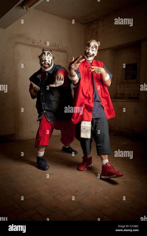 Violent J and Shaggy 2 Dope of Insane Clown Posse pose for pictures before a concert in ...