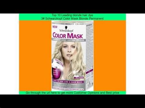 Top 10 Leading blonde hair dye - YouTube