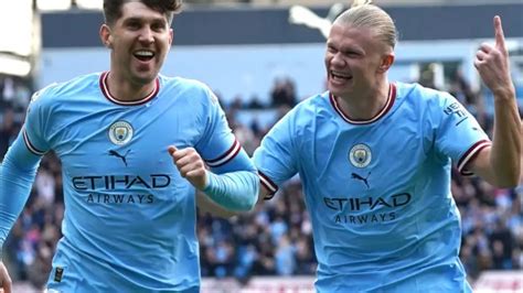 Record-breaking Haaland on song again as Manchester City thump ...