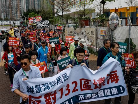 Hong Kong residents hold first protest in years under new rules | News | Al Jazeera