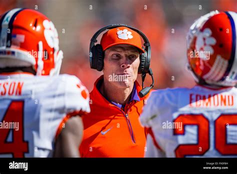 Clemson Defensive Coordinator Brent Venables during the Clemson ...