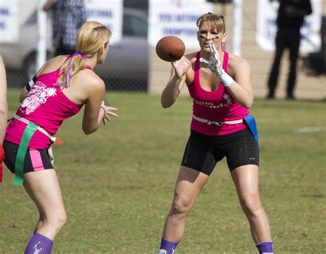 Blonde vs Brunettes charity flag football game | Nathan Rupert | Flickr