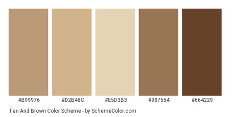 Tan And Brown Color Scheme | Brown color schemes, Beige color palette, Tan color palette