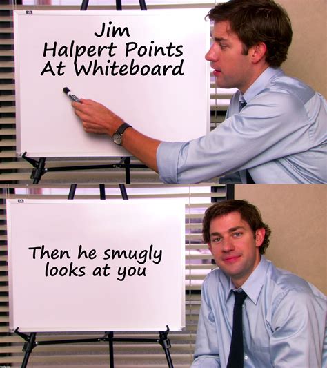 HD Jim Halpert From Points At Whiteboard - Imgflip