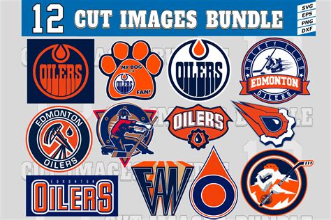 12 Styles NHL Edmonton Oilers Svg, Edmonton Oilers Svg, Edmonton Oilers ...