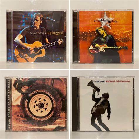 CD Bryan Adams Collection Of 4 CDs Album Unplugged 18 Til I | Etsy