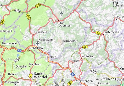 MICHELIN Baumholder map - ViaMichelin