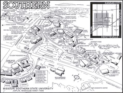 Mssu Campus Map | World Map Gray