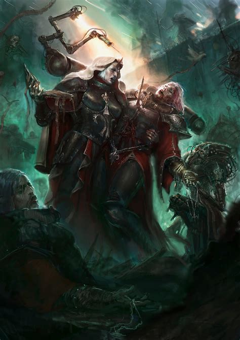 Portrait display, original characters, Warhammer 40, 000, Sisters of Battle, HD phone wallpaper ...