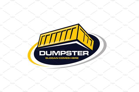 Modern Dumpster Logo Design | Creative Market