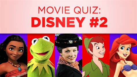 Guess the Disney Movie #2 (From a Picture!) | Film Quiz - YouTube