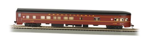 Bachmann 14301 HO PRR 85' Smooth-Side Observation Car with Lighted ...