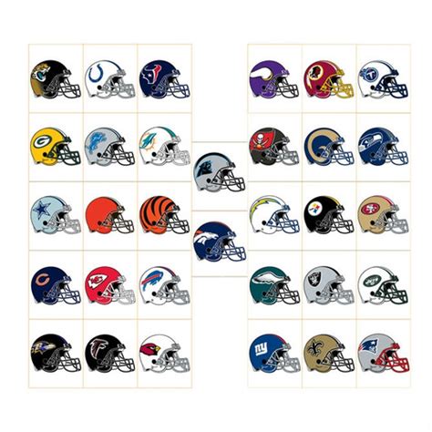 NFL Team Helmet Stickers | Gumballs.com