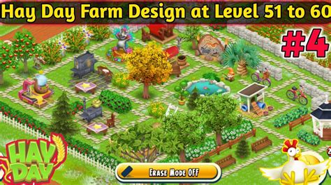 Hay Day Farm Design at Level 51 to 60 Part 4 - Farm Decoration Idea - TeMct Gaming - YouTube