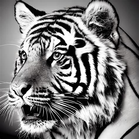 Bengal Tiger Line Art · Creative Fabrica