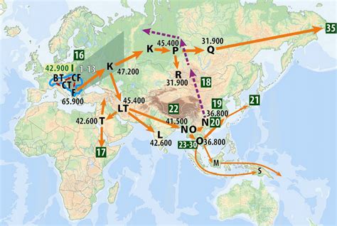 World Map Of Y Dna Haplogroups – Topographic Map of Usa with States