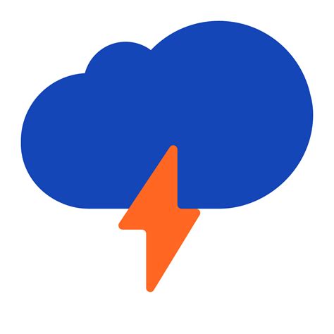 Cloud With Lightning Flat Icon | FluentUI Emoji Flat Iconpack | Microsoft