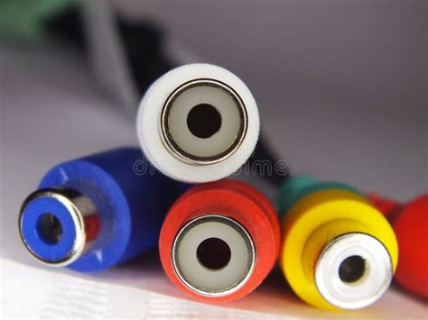 RCA connectors stock photo. Image of camera, music, sound - 30042866