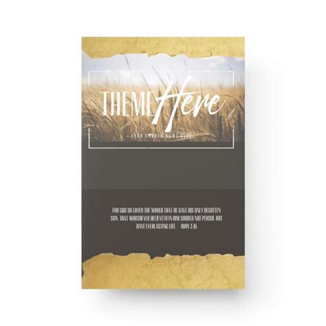 Church Bulletin Covers - Harvest YEARLY THEME | ProChurch