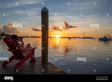 Key Largo sunset Stock Photo - Alamy