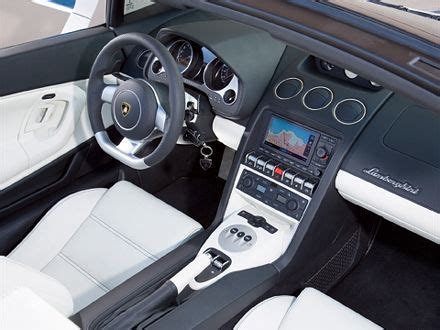 Cool Cars: Lamborghini Gallardo spyder Interior