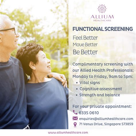 Functional Screening - Allium Healthcare