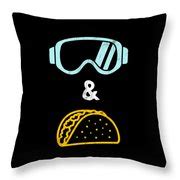 Skiing And Tacos Funny Sports Ski Taco Love Design Drawing by Noirty Designs | Fine Art America