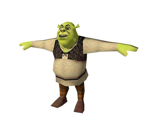 Shrek T pose Memes - Imgflip