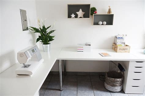 Minimalist Corner Desk Setup Ikea Linnmon Desk Top with Adils Legs and ...