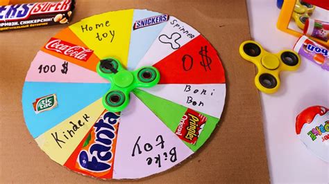 How To Make a PRIZE WHEEL - Cardboard diy prize wheel - YouTube