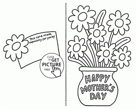 Template Printable Mothers Day Cards To Color Pdf - Printable Word Searches