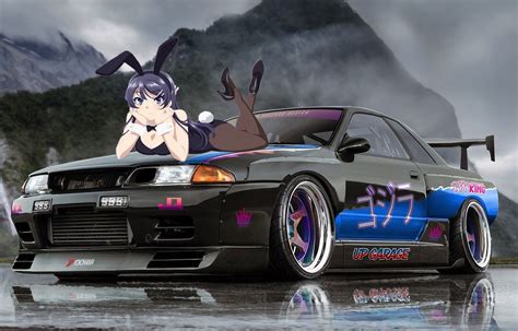 Anime Drift Car Wallpaper