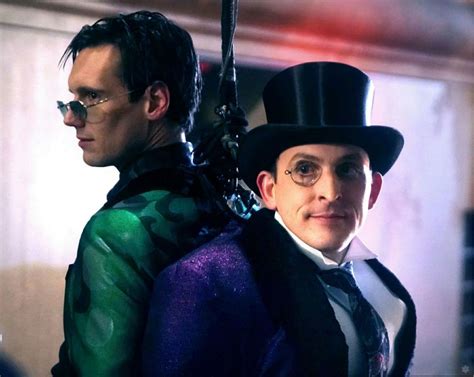 The Penguin and the Riddler in the Series Finale of "Gotham." The Penguin finally got his top ...