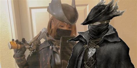 Bloodborne Hunter Cosplay Includes Functional Saw Cleaver