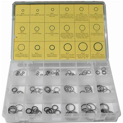 Neoprene Rubber O-ring 105 pc Assortment (Refillable) - TSI Supercool