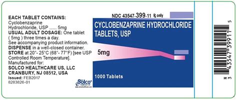 Product Images Cyclobenzaprine Hydrochloride Photos - Packaging, Labels & Appearance