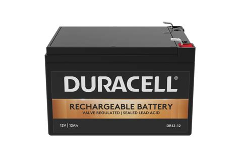 12V 12Ah VRLA Battery - Duracell Charge